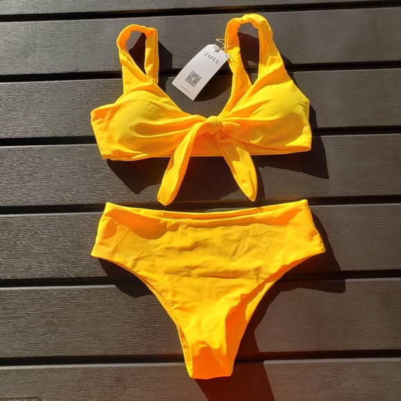 Zaful Other - Cute Yellow Bikini